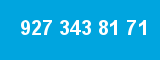 927 343 81 71 927 343 81 71
